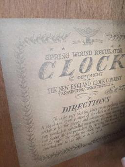 B2- New England Spring Wound Regular Clock