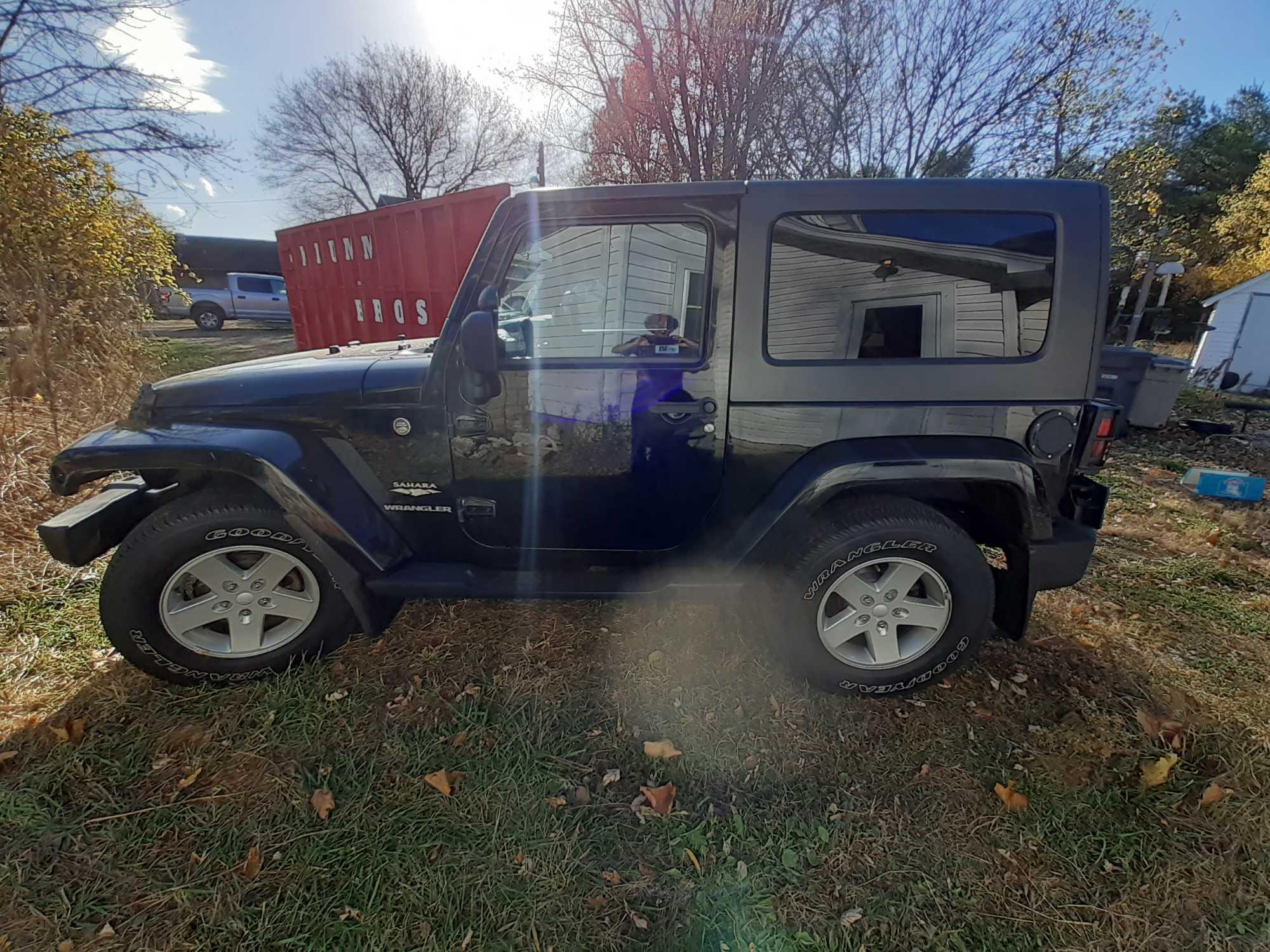 2007 Black Jeep Wrangler Sahara Stick Shift