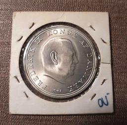 Denmark 1967 Frederik IX Silver Coin