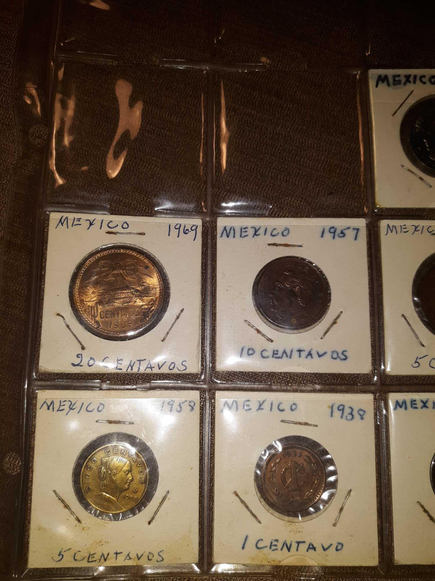 Lot of (10) Mexico Coins