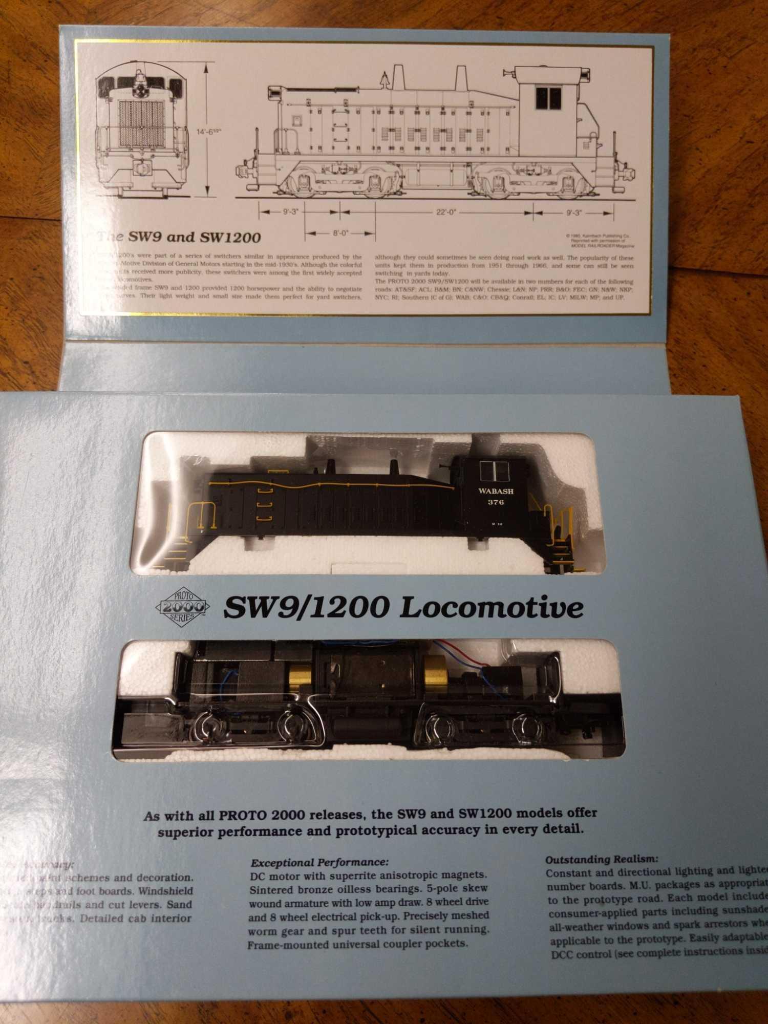 B- (2) Model Locomotives Proto-2000 Series