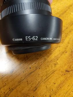 B- Canon EF 28-135mm EW-78BII , Canon EF 50mm ES-62 and Canon ET-73