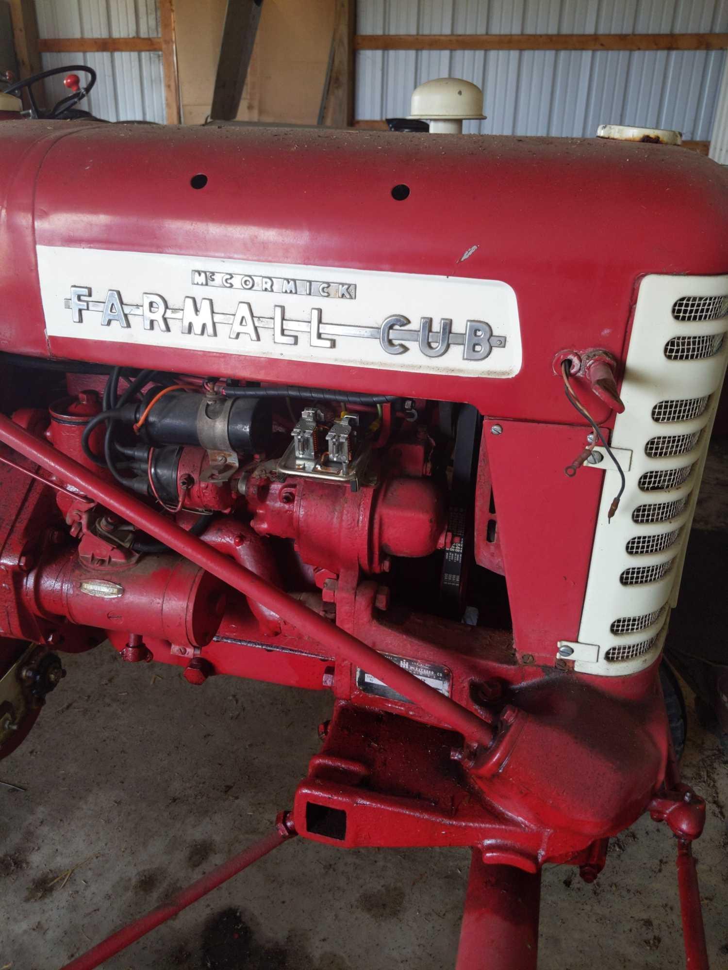 P- McCorrick Farmall Cub Tractor