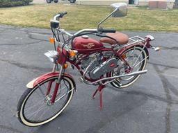 P- Red Whizzer Motorbike