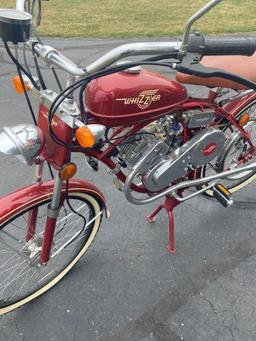 P- Red Whizzer Motorbike