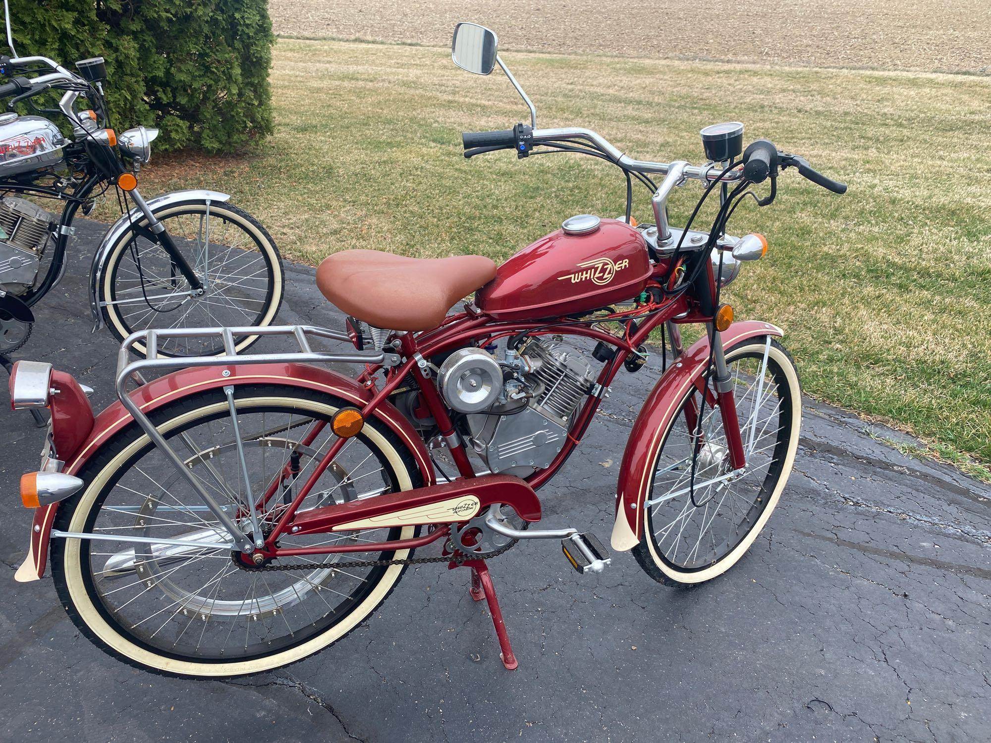 P- Red Whizzer Motorbike