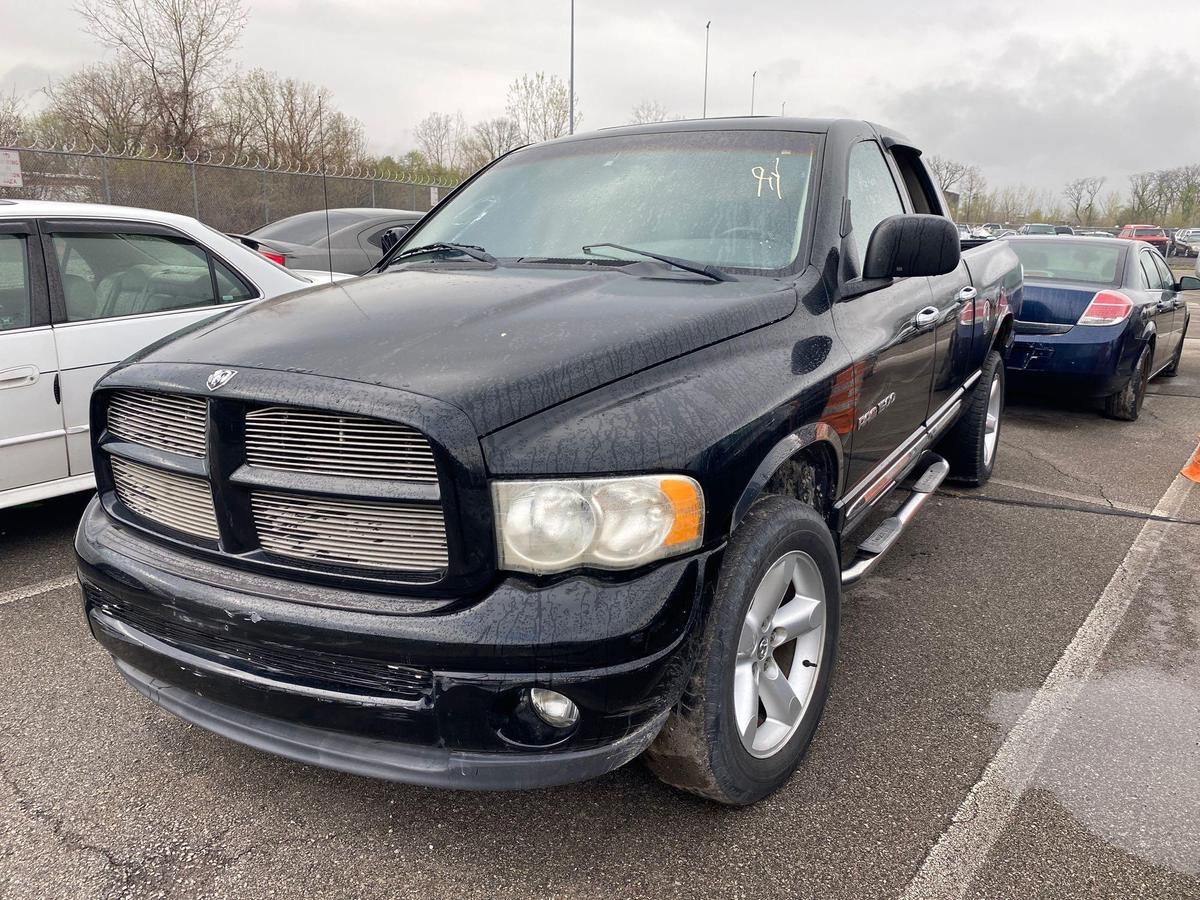 2002 Black Dodge Ram Pickup