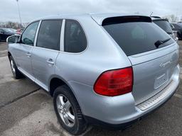 2004 Silver Porsche Cayenne