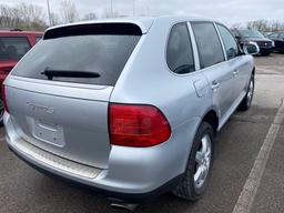 2004 Silver Porsche Cayenne