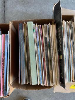 G- Lot of (6) Boxes of Records