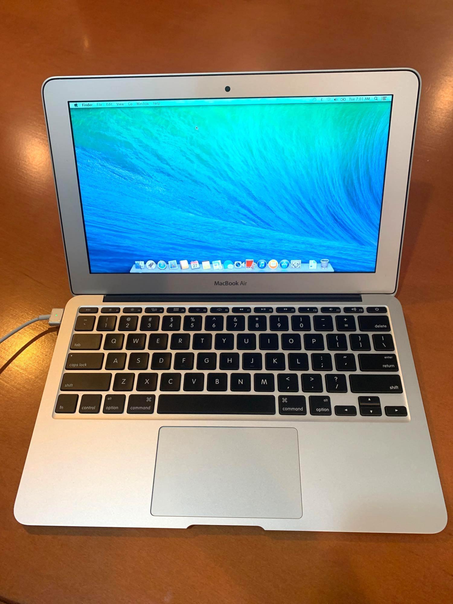 Apple MacBook Air with Charger and Travel Case