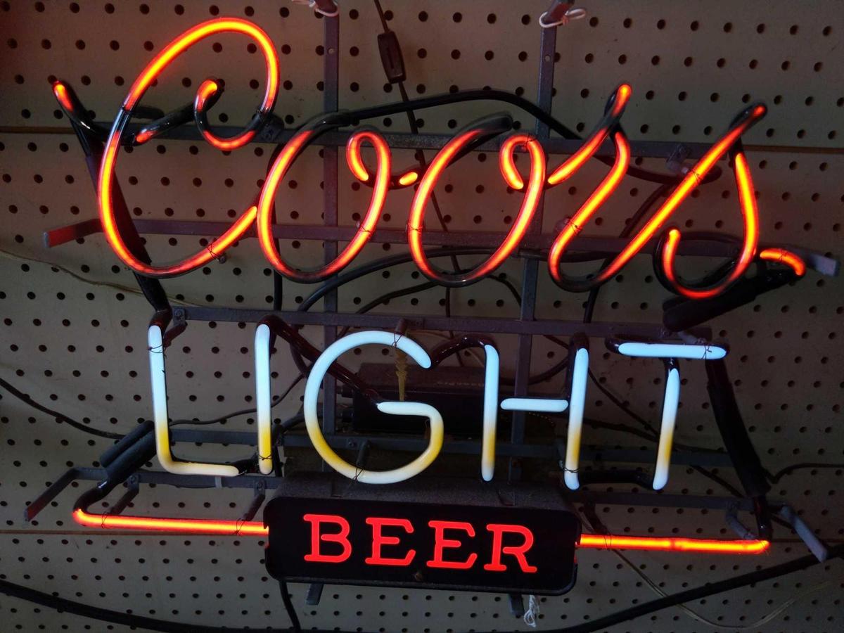 G- Coors Light Neon Sign