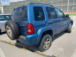 2003 Blue Jeep Liberty