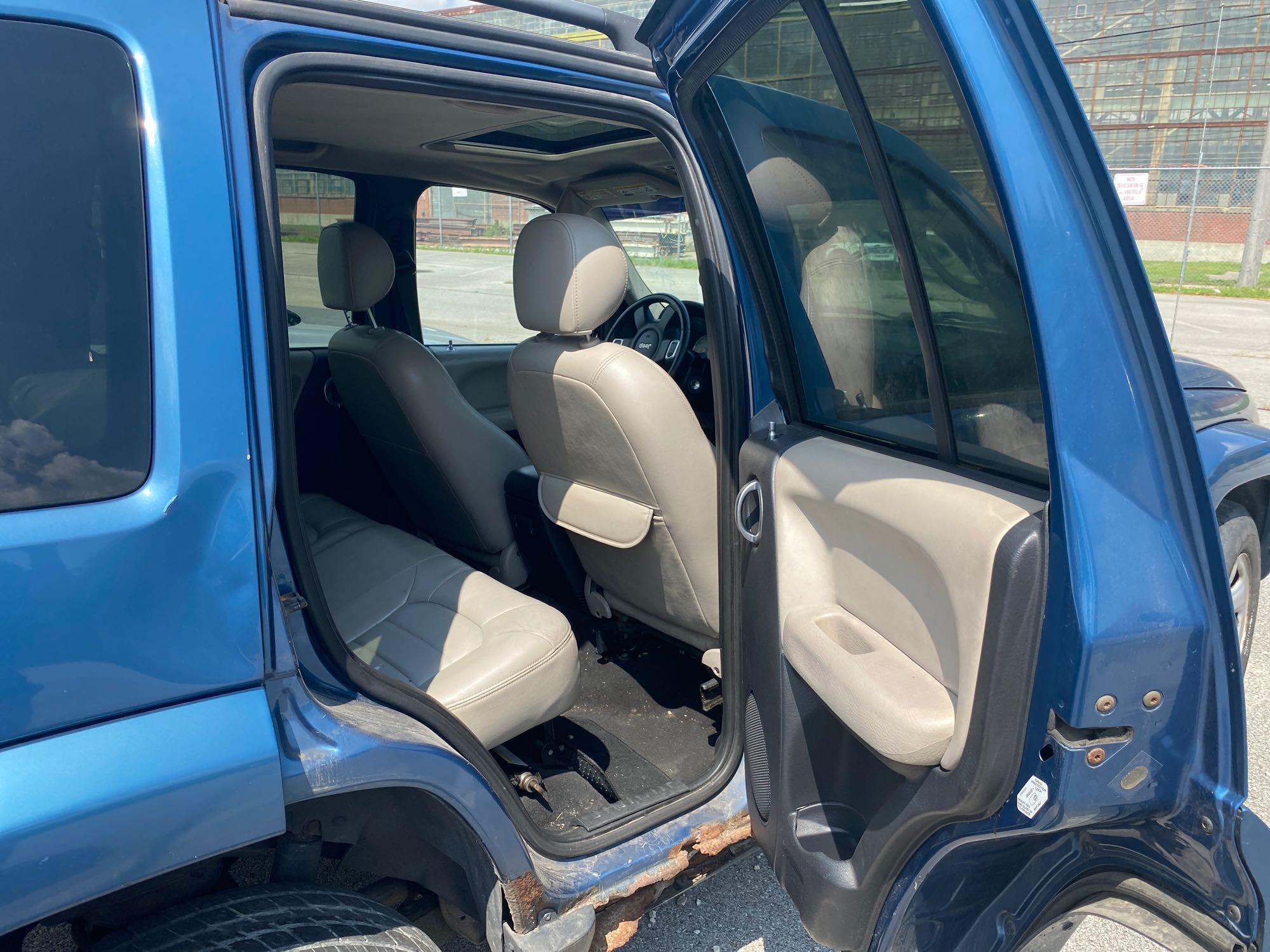 2003 Blue Jeep Liberty