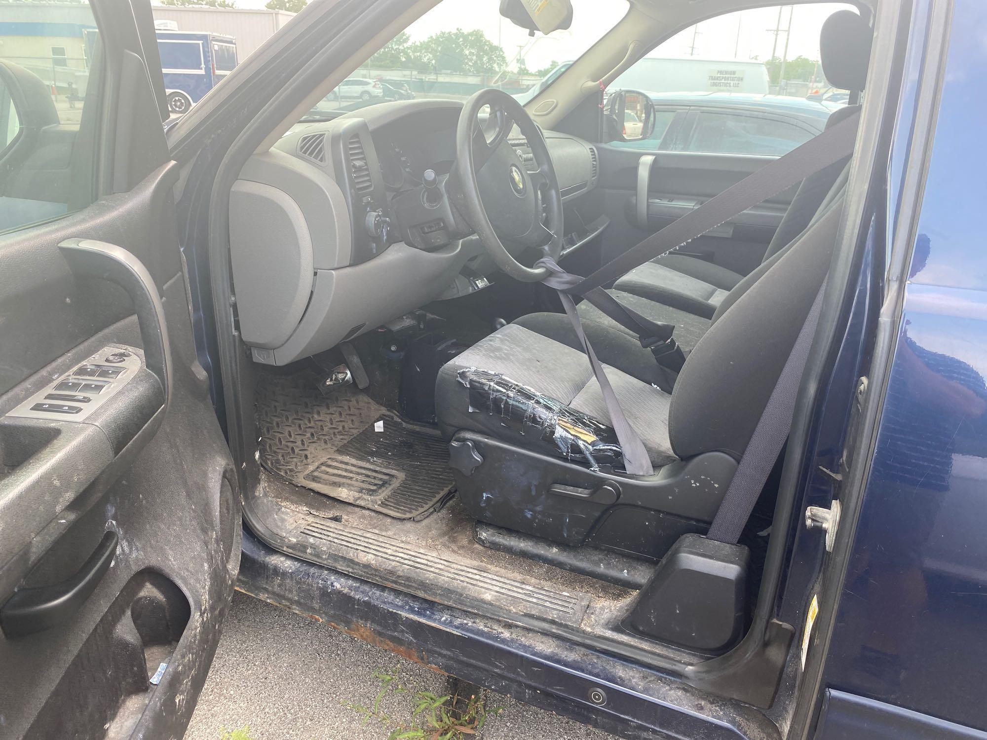 2009 Blue Chevrolet Silverado Pickup Truck