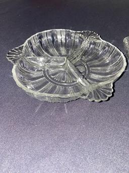 (2) Glass Candy Dishes