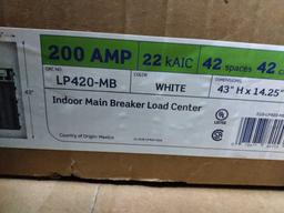 New in Box Leviton Indoor Main Breaker Load Center with Cover