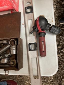 B- Tool Box with Assorted Tools