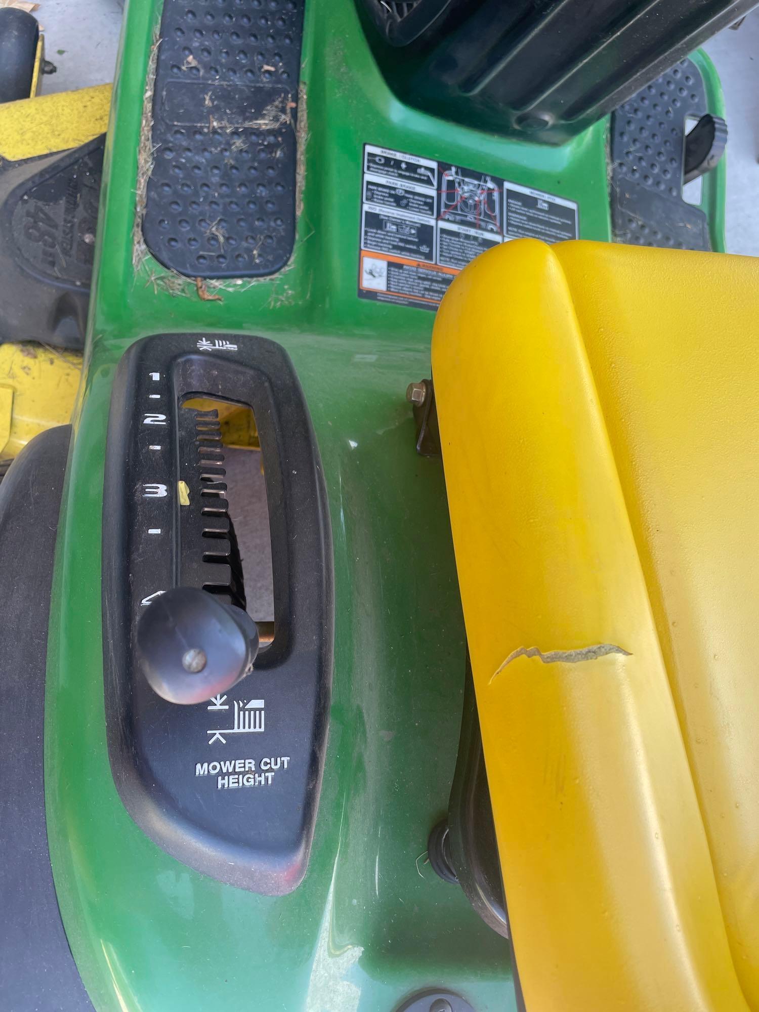 Garage (G)- John Deere LA130 Automatic Mower