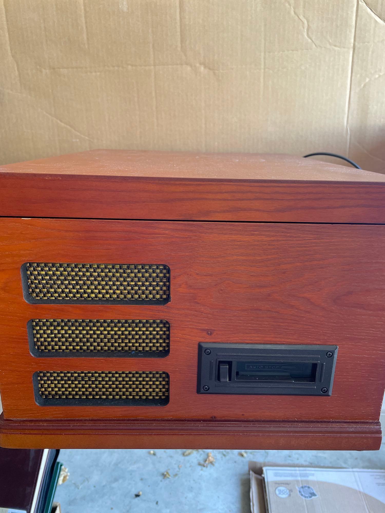 G- Crosley Radio, CD Player, and Record Player