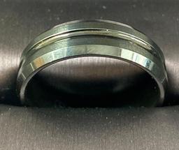 Mens Ceramic Size 11.5 Wedding Band