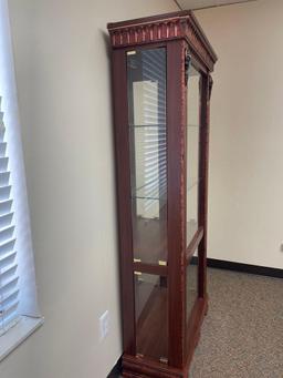 Room 208- Glass and Wood Display Case