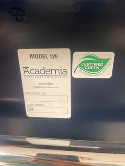 L- (6) Academia Model 129 Desk Chairs