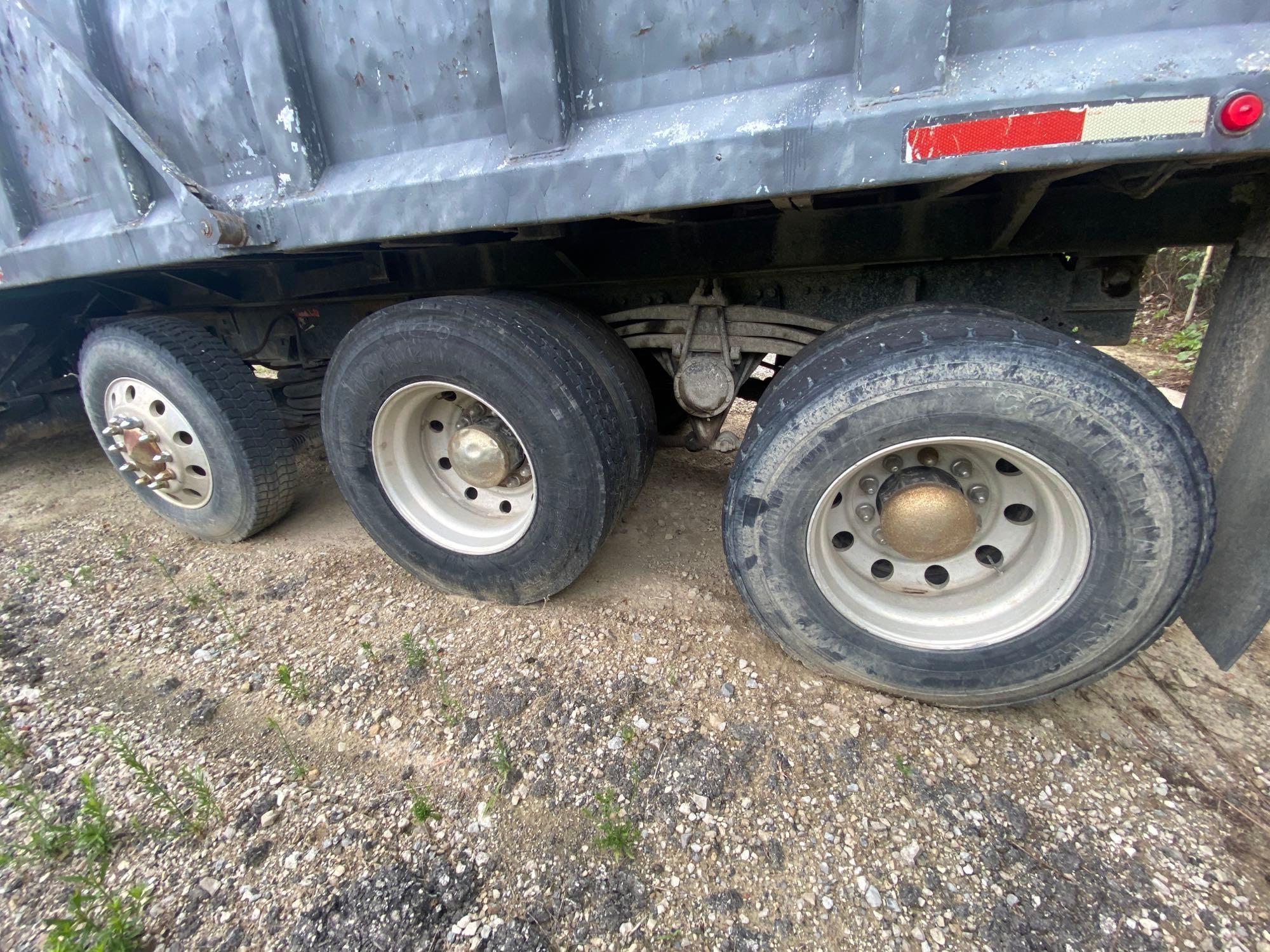 1997 Green Metallic Volvo Dump Truck