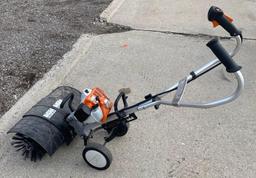 Stihl MM 56C Yard Boss With Sweeper Attachment