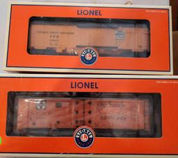 Lionel PFE/Western Pacific Reefer and Santa Fe Steel Sided Reefer