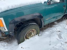 Outside- 1991 GMC Sierra Pickup Truck With Plow