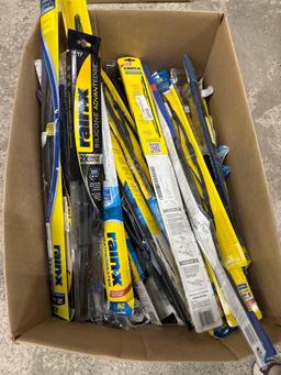 Large Box of Assorted Windshield Wipers