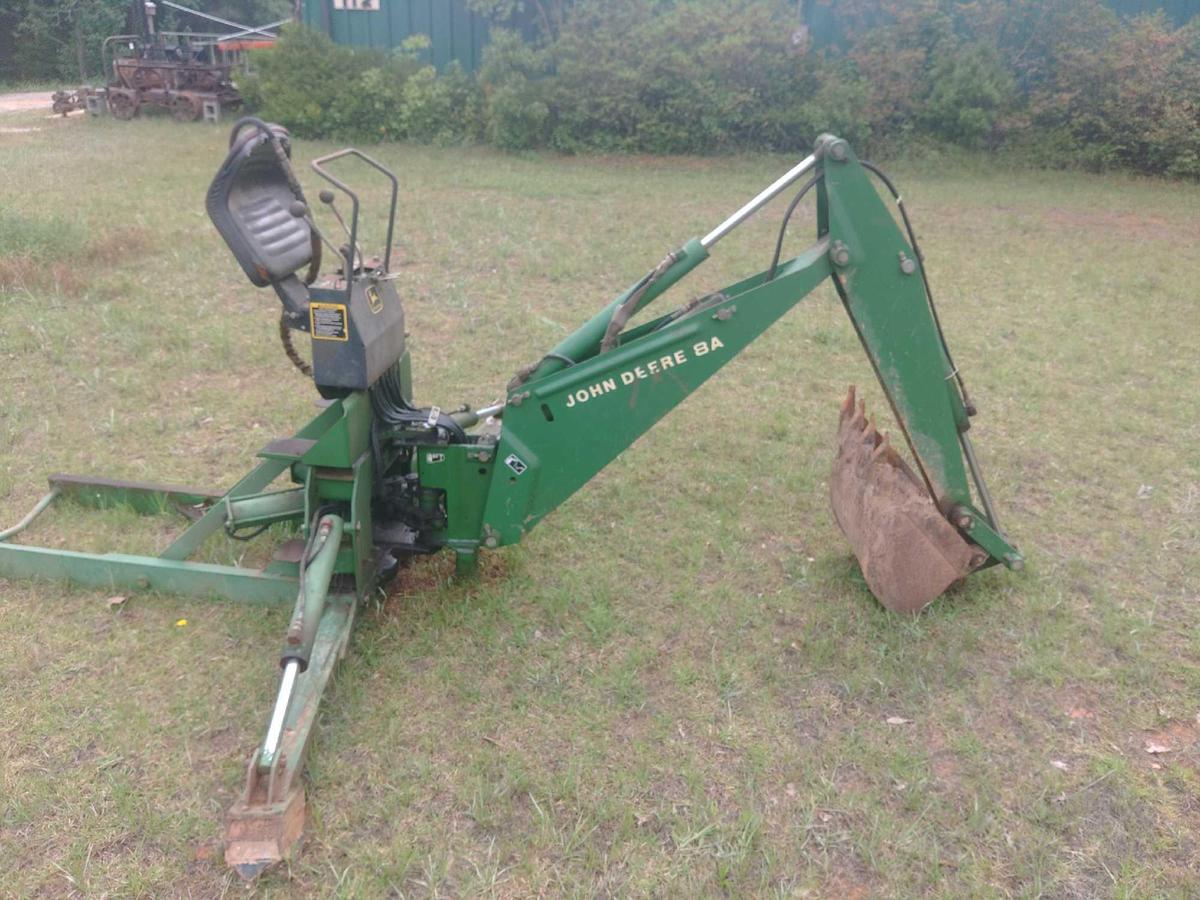 John Deere 8A backhoe