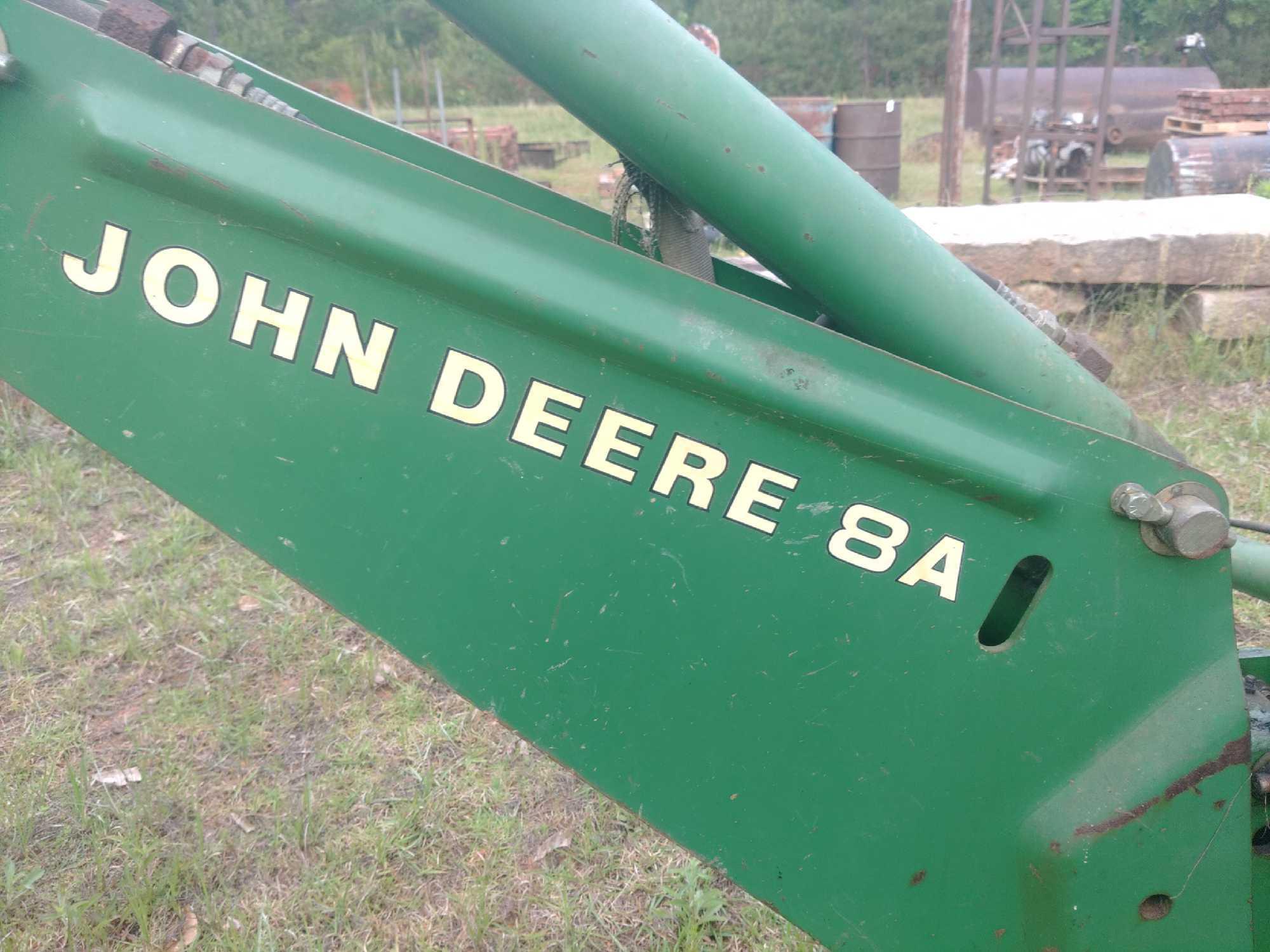 John Deere 8A backhoe