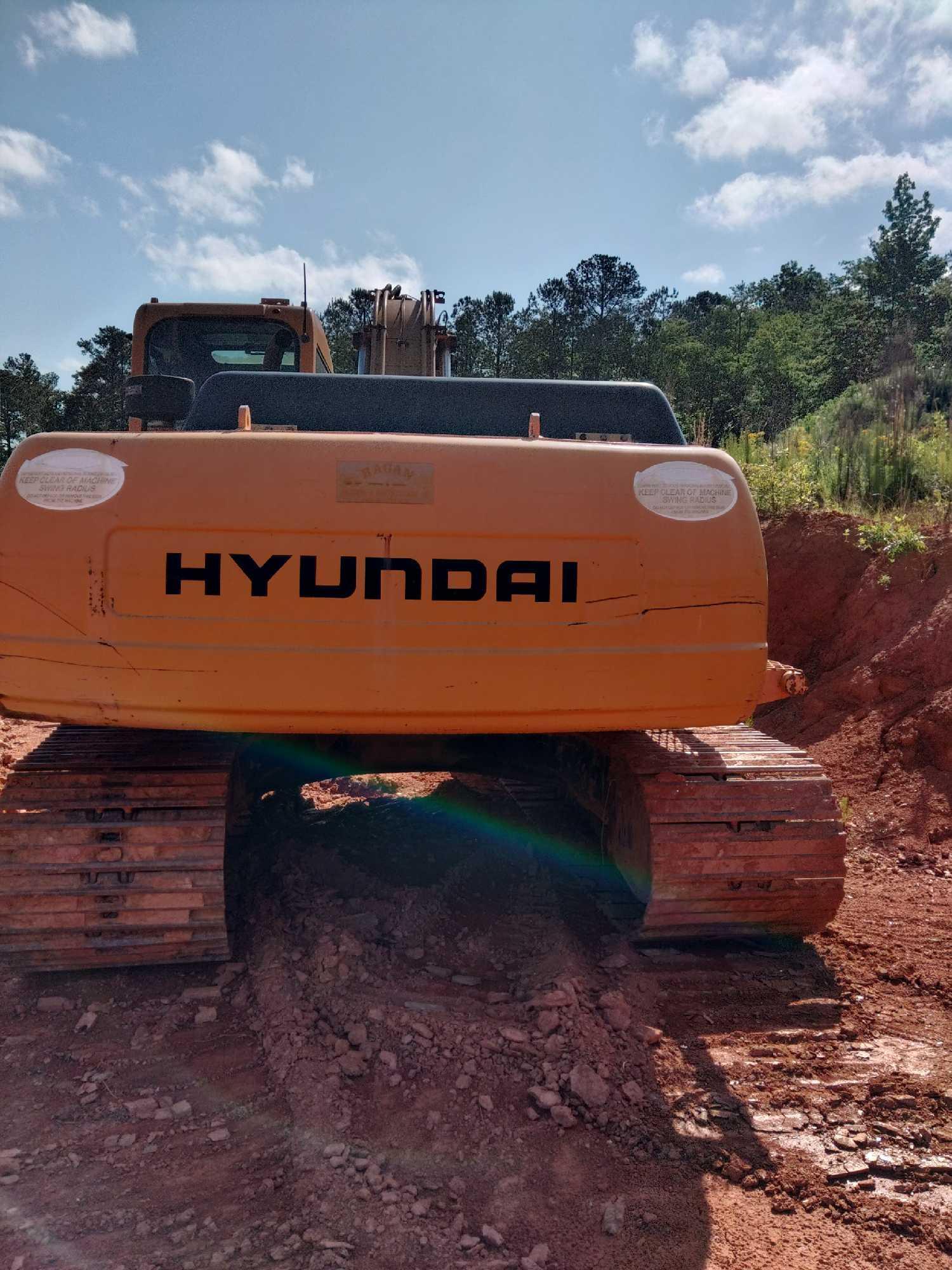 Hyundai Rolex 210 LC-3 track hoe, see photos and video