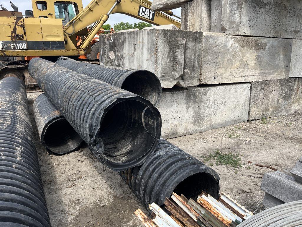 Used Black 16" Corrugated PIpe