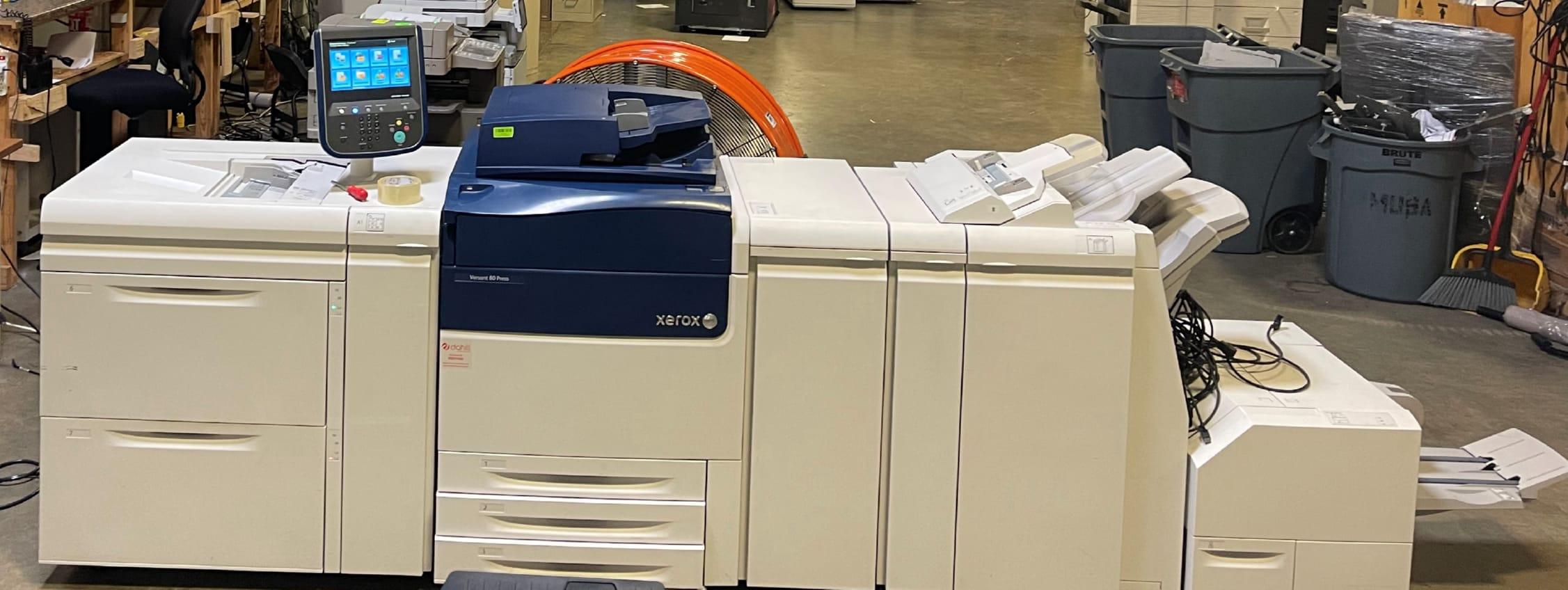 Xerox Versant 80 Pro - color Press- Low Meter - Square Fold Trimmer