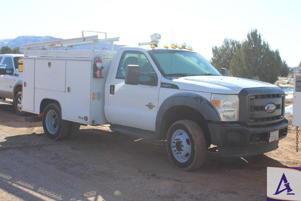 2011 Ford F450 4X4 Utility Bucket Truck