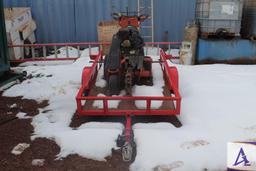 2004 Ditch Witch 1230 Trencher with Flatbed Trailer