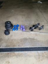 Weights and dumbbells