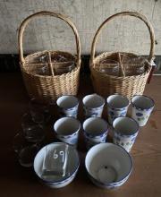 Wine Baskets, Cups and Bowls