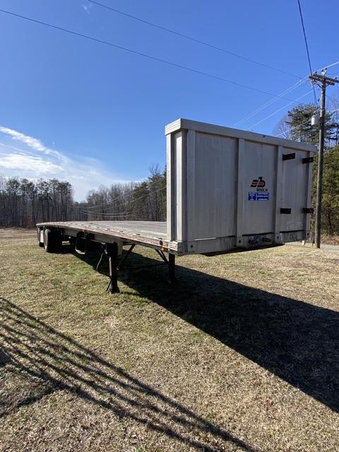 1992 Benson Aluminum 48ft Flatbed Trailer