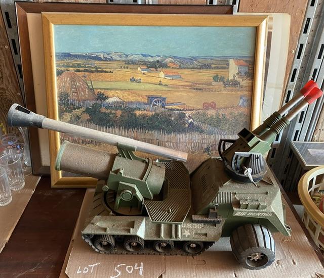 Big Bertha Army Tank and Picture Frames