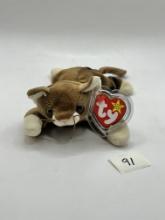 Pounce the cat beanie baby