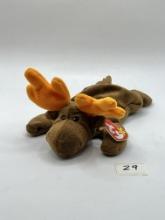 Chocolate moose beanie baby