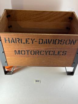 Harley Davidson Wooden Decorative Box