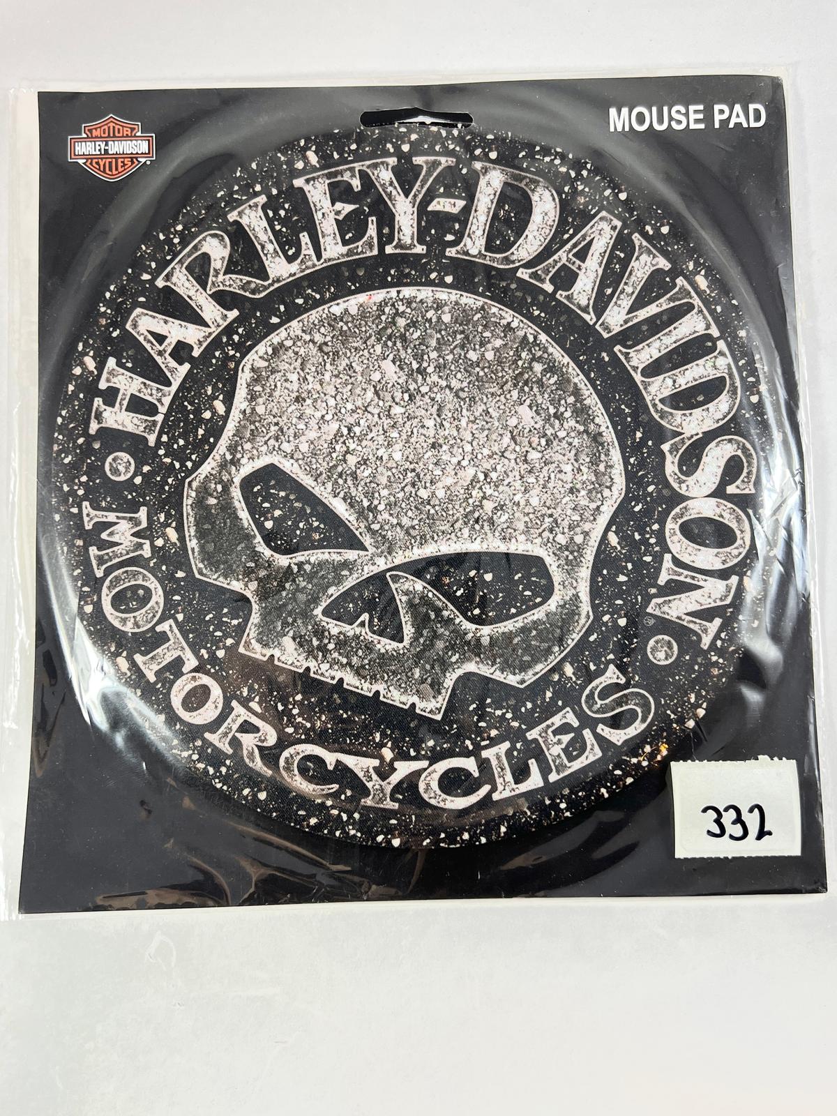 Harley Davidson Round Mouse Pad
