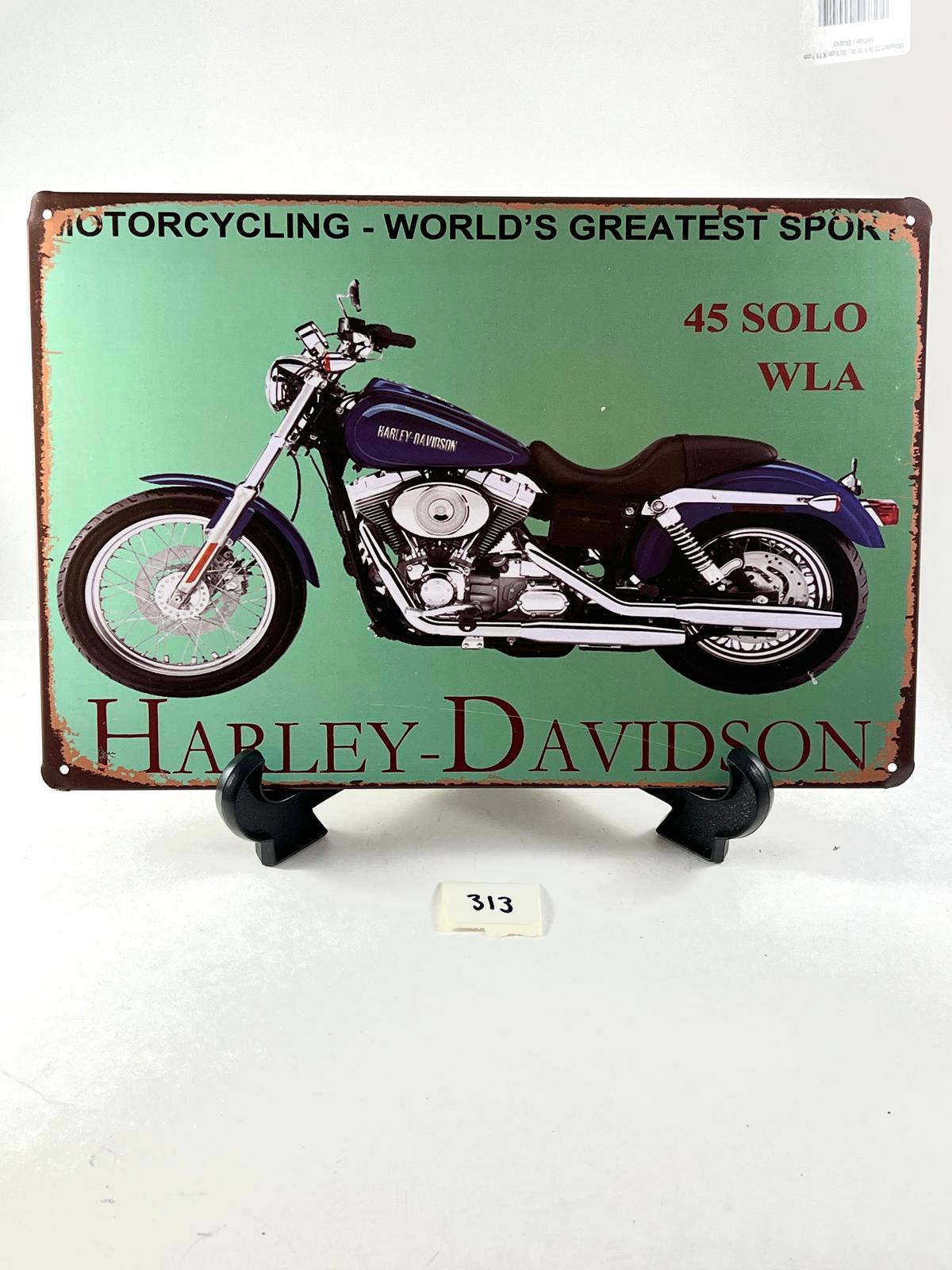 Harley Davidson Decorative Metal Wall Sign