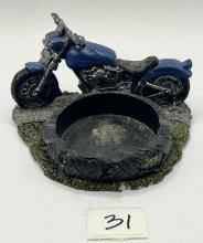 Harley Davidson Motorcycle Ashtray