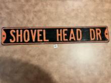 Harley Davidson Metal Street Sign